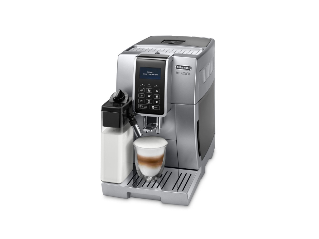 De Longhi Dedica Style Dinamica Ecam - Espressomaschine - Kaffeebohnen - Gemahlener Kaffee - Eingebautes Mahlwerk - 1450 W - Edelstahl