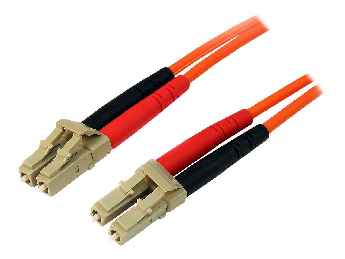 StarTech.com 5m Fiber Optic Cable - Multimode Duplex 50/125 - LSZH - LC/LC - OM2 - LC to LC Fiber Patch Cable - Netzwerkkabel - LC Multi-Mode (M)
