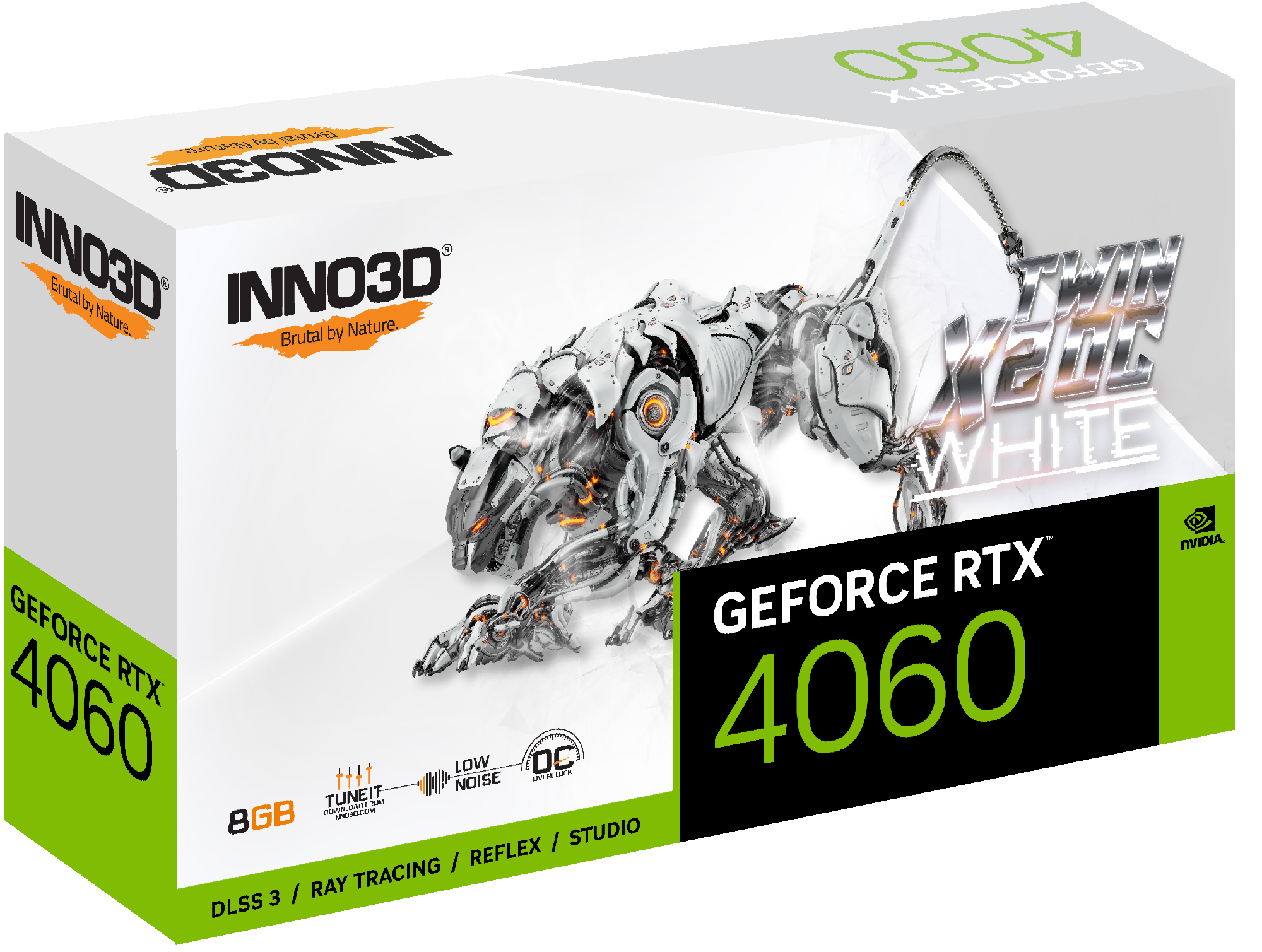 Inno3D GeForce RTX 4060 TWIN X2 OC WHITE - Grafikkarten
