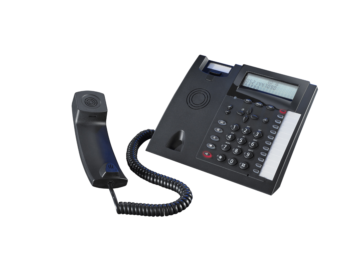 AGFEO T 18 - Telefon mit Schnur mit Rufnummernanzeige
