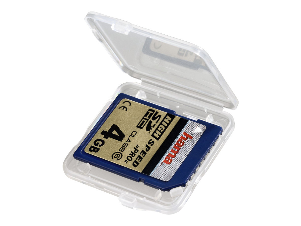 Hama SD Slim Box - Memory-Etui - Kapazität: 1 SD/MMC-Karte