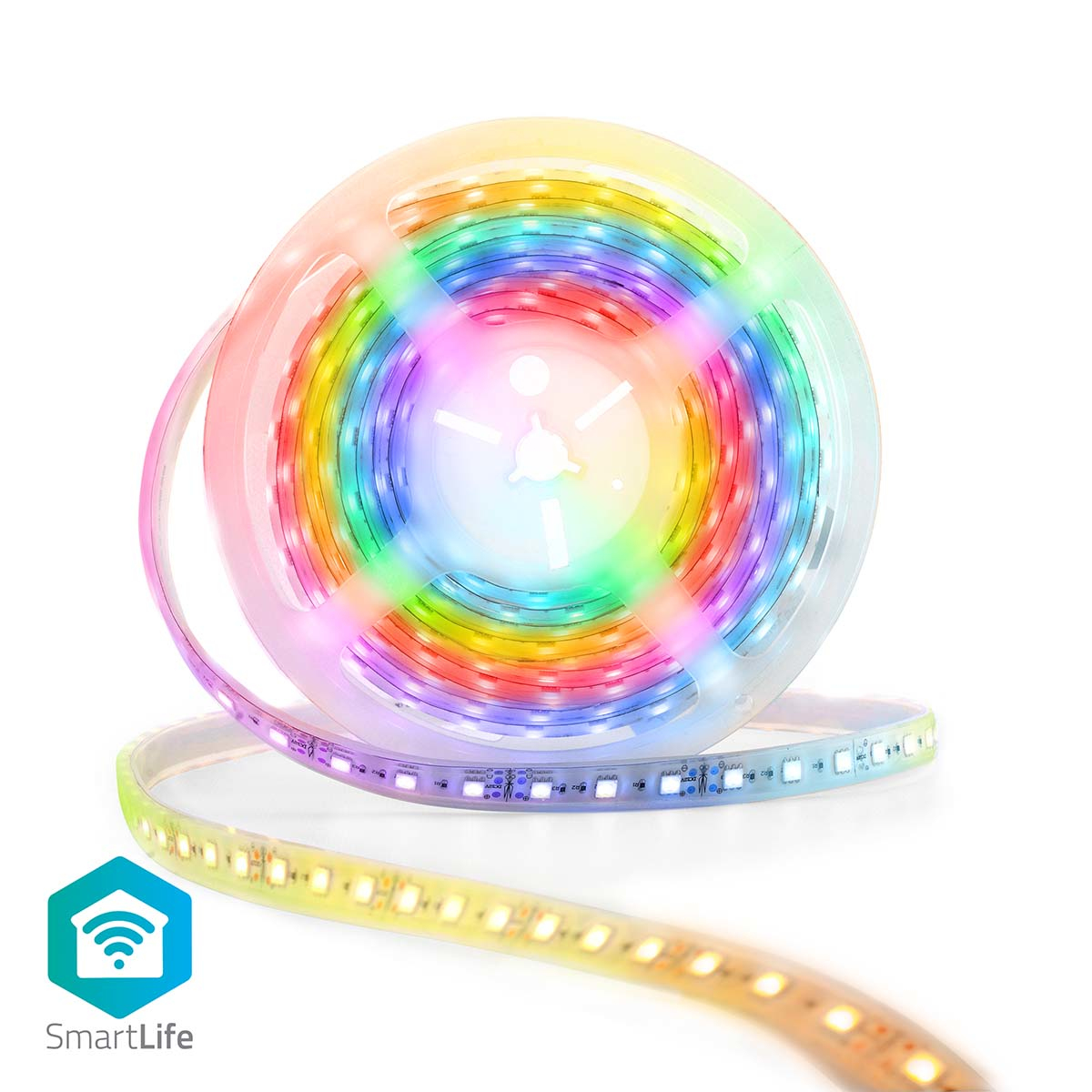Nedis Smartlife Full Color LED-Streifen| WLAN| Mehrfarbig| 5000 mm| IP65| 700 lm|