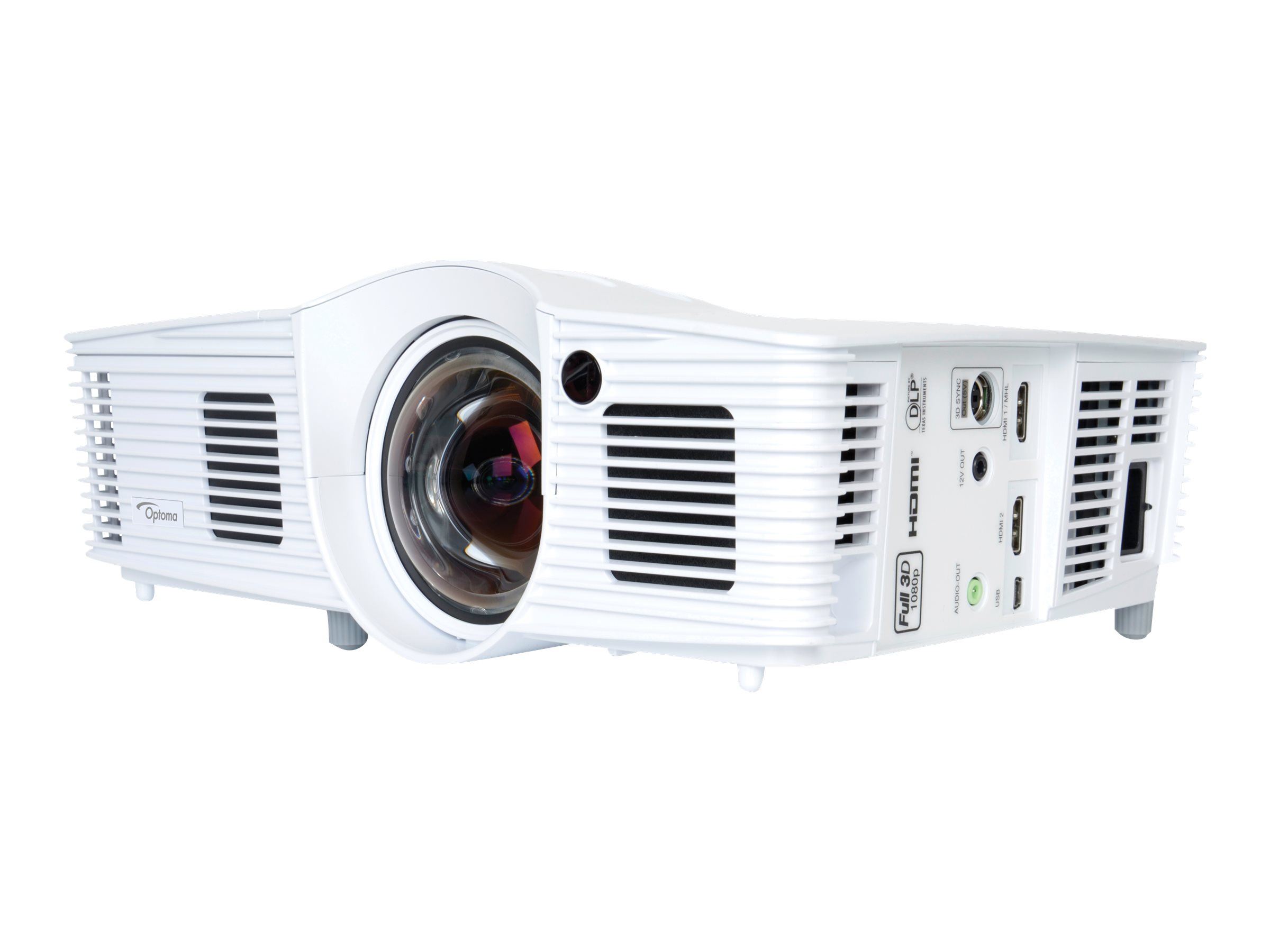 Optoma GT1080e - DLP-Projektor - tragbar - 3D - 3000 ANSI-Lumen - Full HD (1920 x 1080)