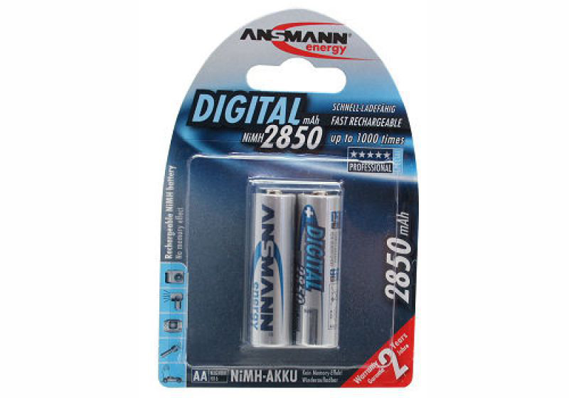 Ansmann Digital - Batterie 2 x AA-Typ - NiMH - (wiederaufladbar)