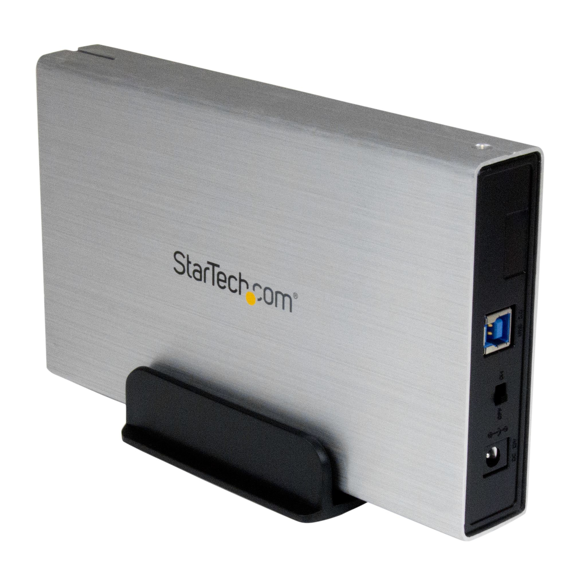 StarTech.com Externes 3,5 SATA III SSD USB 3.0 SuperSpeed Festplattengehäuse mit UASP - 3,5 Zoll (8,9cm)