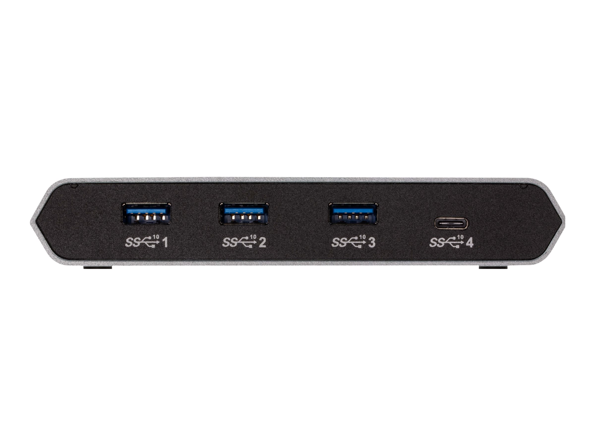 ATEN US3342 - USB-Umschalter für die gemeinsame Nutzung von Peripheriegeräten - 3 x USB 3.2 Gen 2 + 1 x USB-C (Spannungsversorgung)