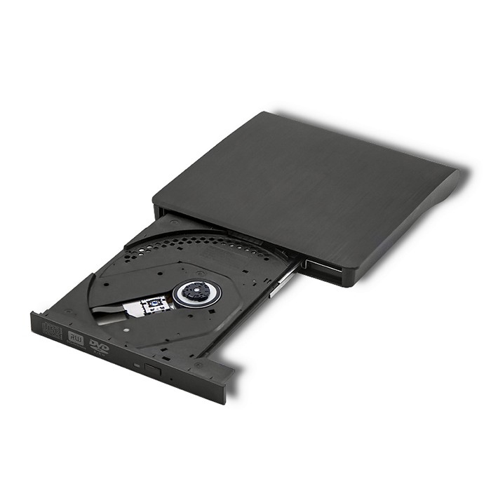 Qoltec 51857 External DVD-RW recorder|USB 3 0|Black - DVD-Brenner