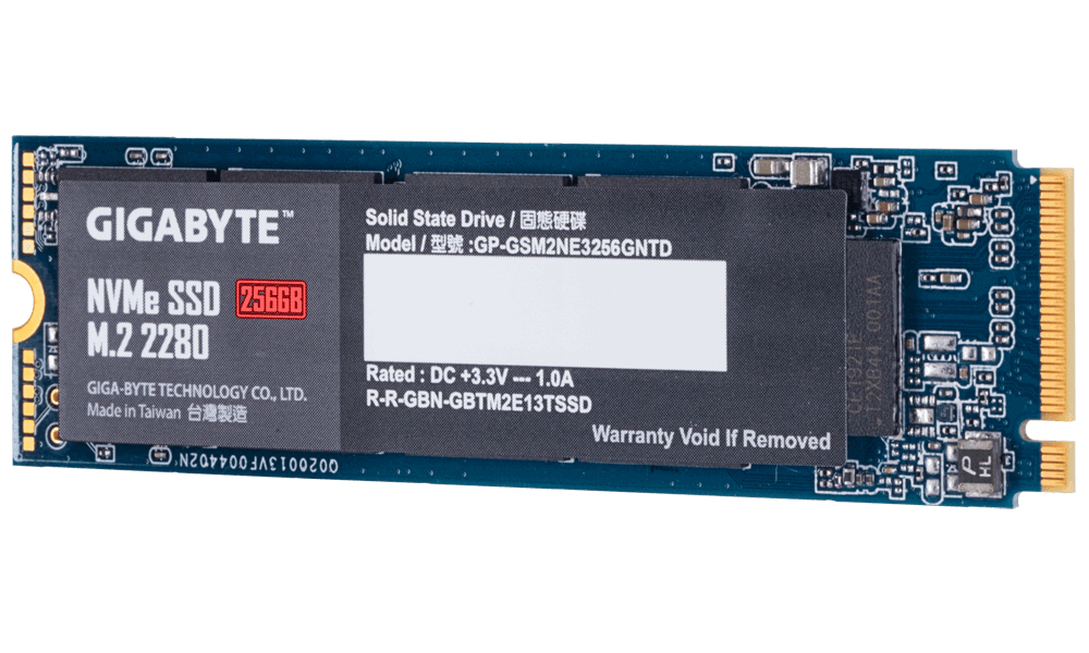 Gigabyte SSD - 256 GB - intern - M.2 2280 - PCIe 3.0 x4 (NVMe)