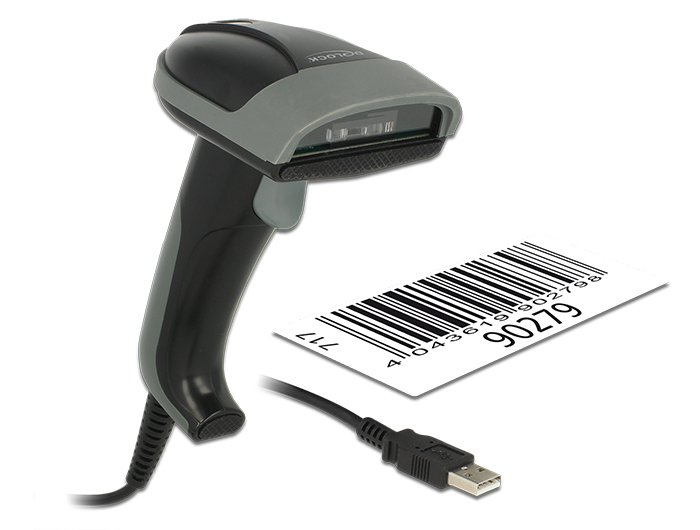 Delock Barcode-Scanner - Handgerät - Linear-Imager