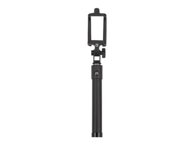 Manhattan Bluetooth Selfie Stick, Fits Smartphones with width from 5.5cm to 9 cm, Extendable to 80cm, 270° tiltable cradle, 20 hour usage time (approx)