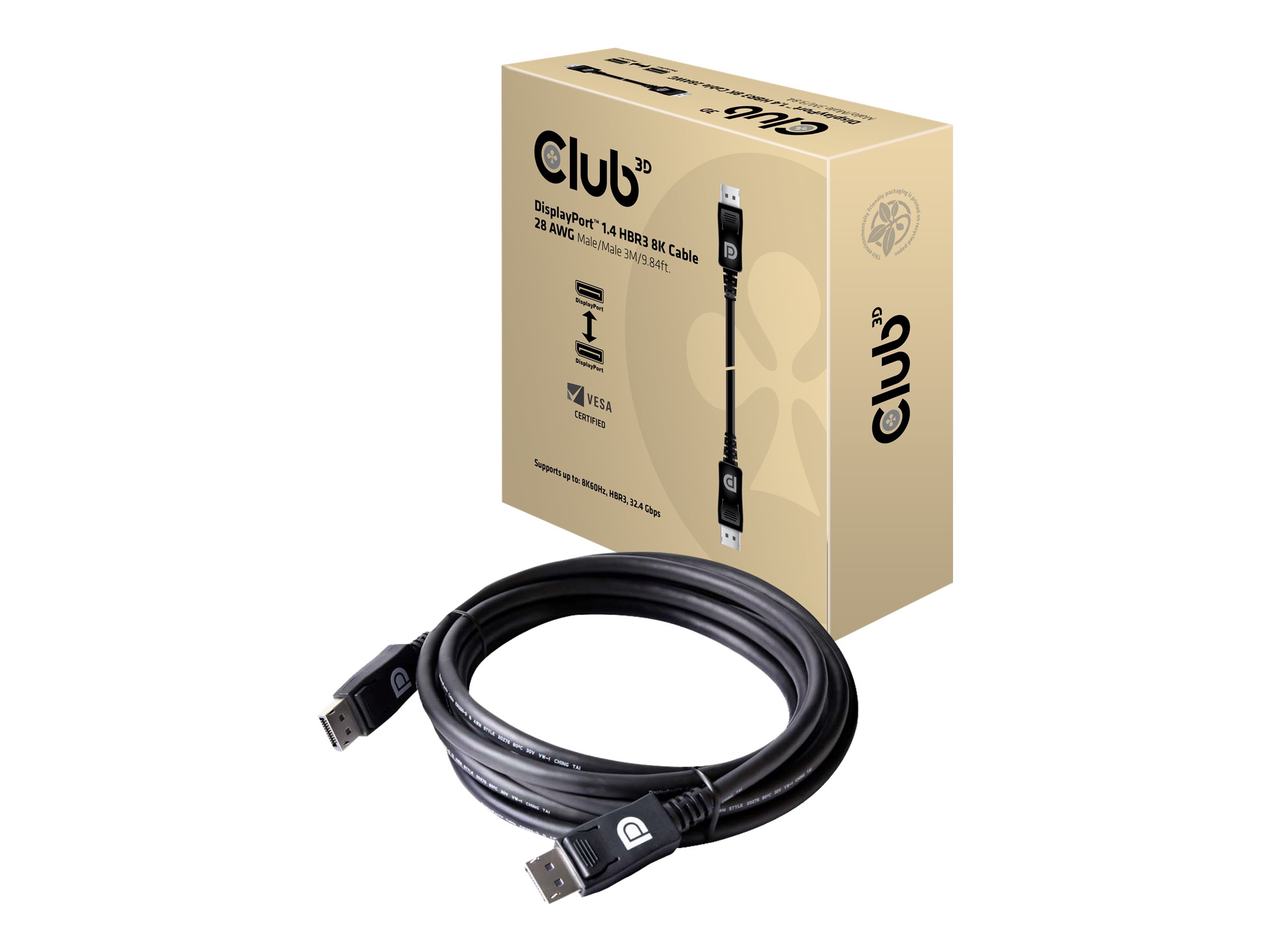 Club 3D DisplayPort-Kabel - DisplayPort (M)