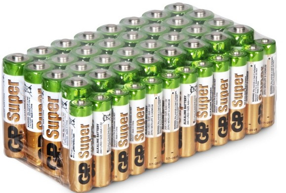 GP Battery 030.MEGAPACK - Batterie 12 x AAA Alkalisch, 32 x AA Alkalisch
