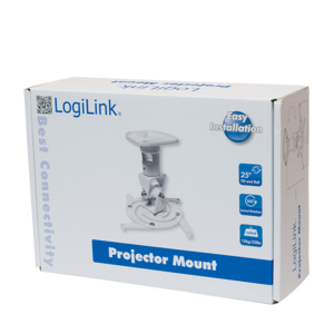 LogiLink Befestigungskit (Deckenmontage, Anschlussplatte, Befestigungsteile) für Projektor