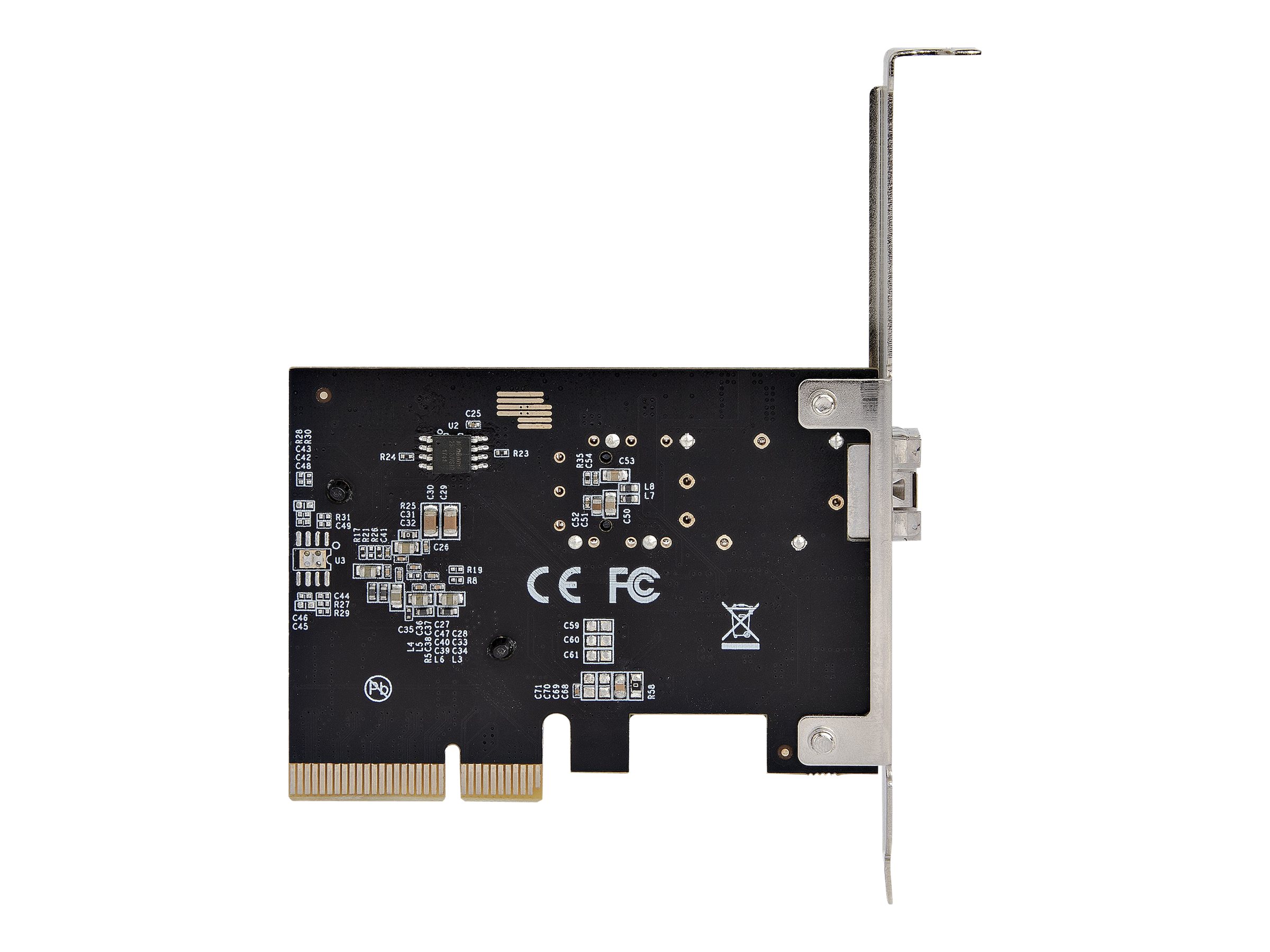 StarTech.com 10Gbe PCI Express SFP+ Netzwerkkarte - LWL Netzwerkkarte mit SFP+ Port - Open SFP+ für MSA-konforme LWL/Glasfaser/Kupfer Module/Direct-Attach Kabel - 10Gbit LWL PCIe NIC (PEX10GSFP)