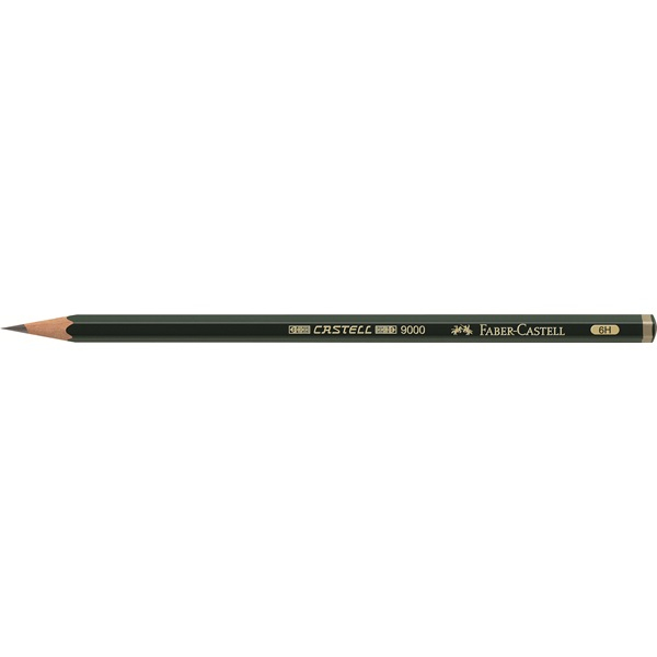 FABER-CASTELL CASTELL 9000 - Bleistift - 6H