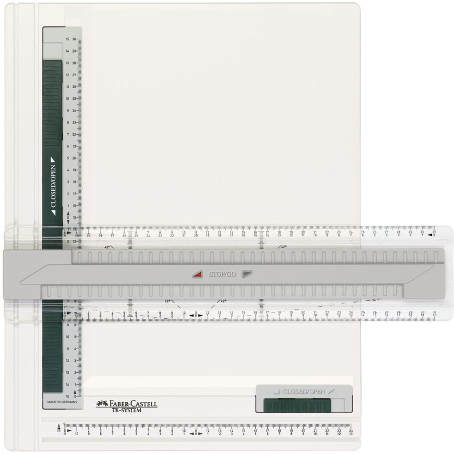 FABER-CASTELL Zeichenplatte A4 TK-SYSTEM - A4 (210x297 mm) - Weiß - Kunststoff