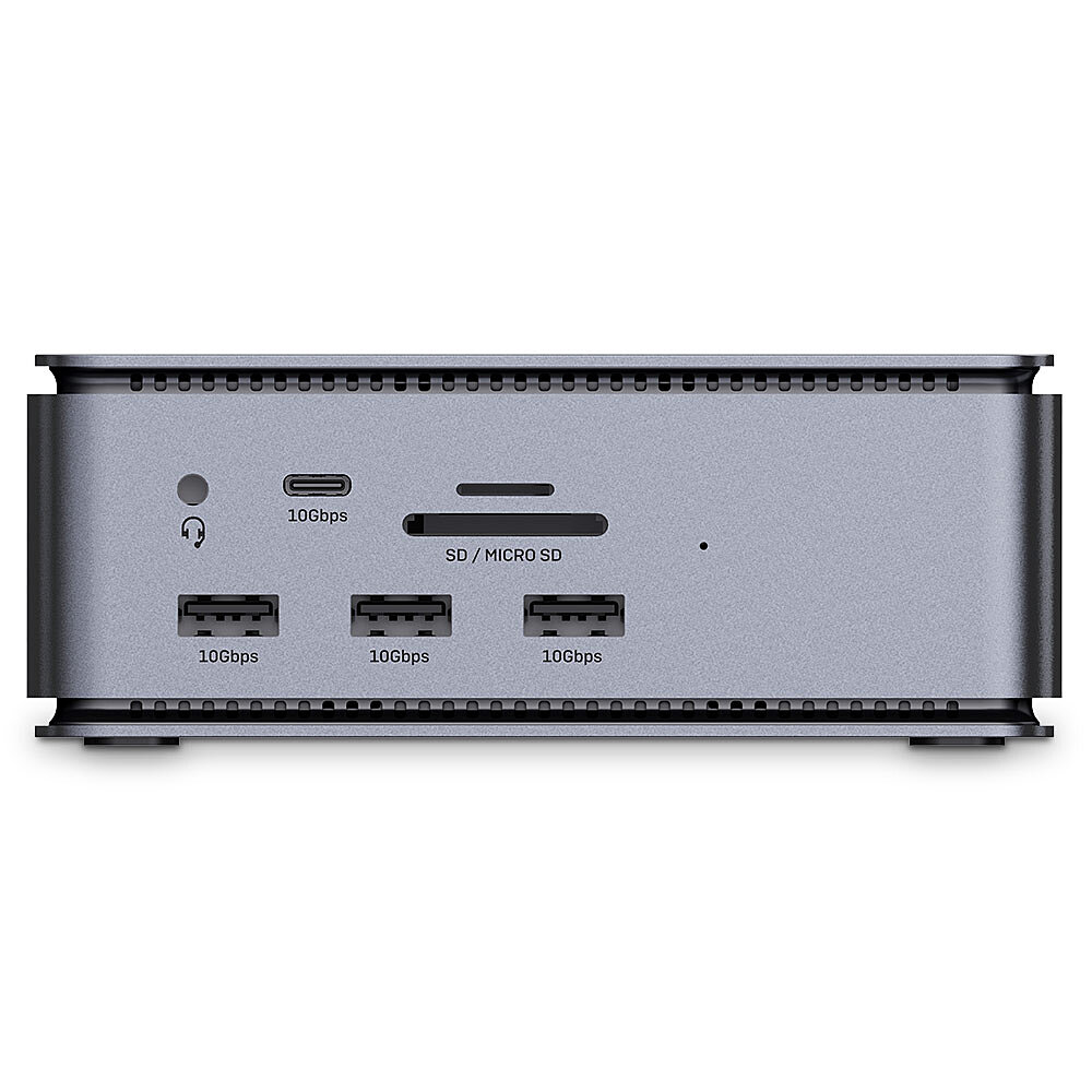 Lindy DST-Pro USB4 - Andocken - USB4 - 100 W - 3,5 mm - 1000 Mbit/s - Anthrazit