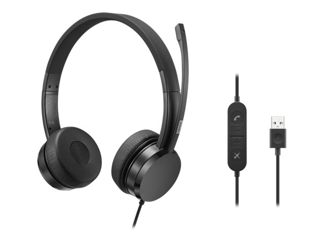 Lenovo Headset - On-Ear - kabelgebunden - USB-A