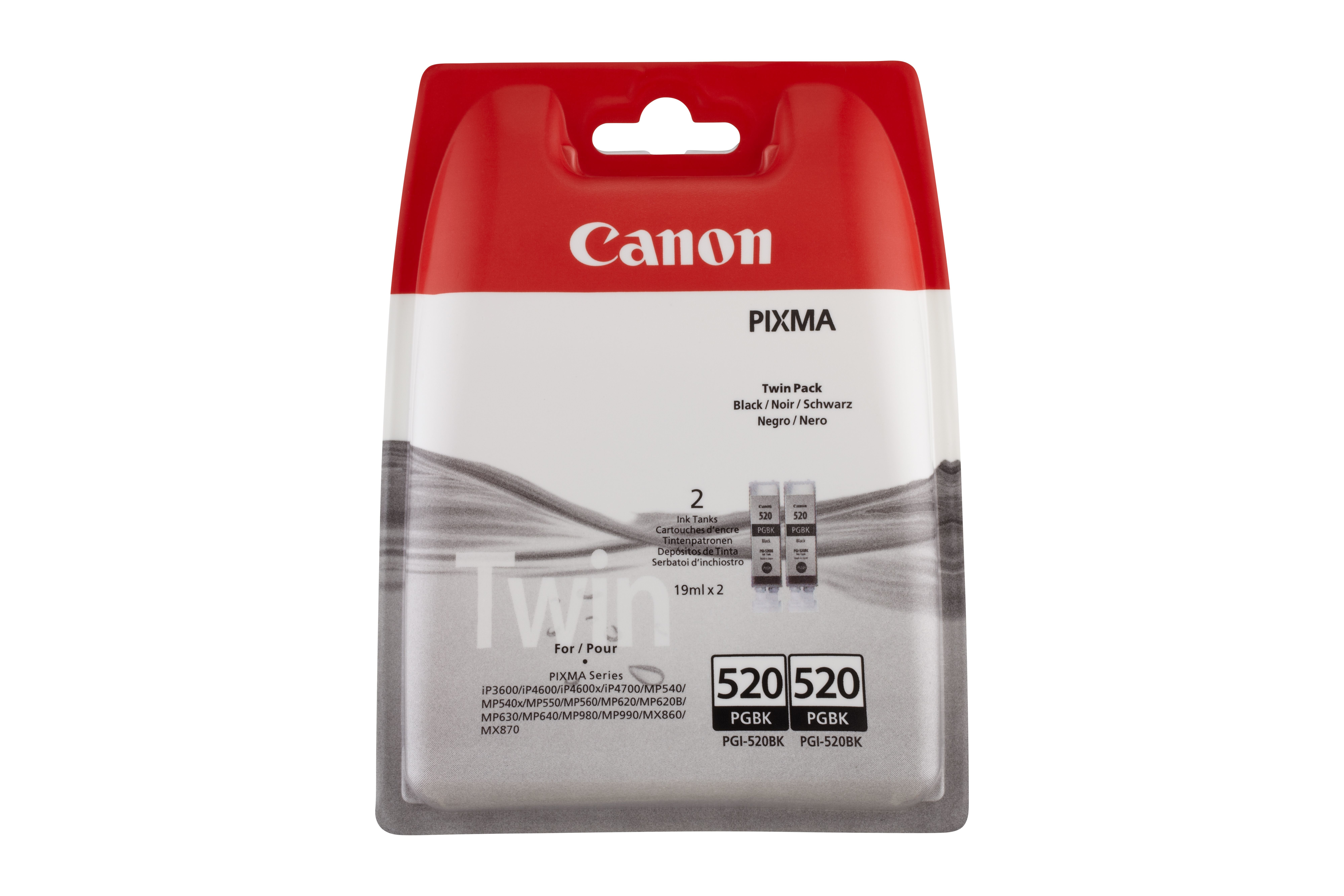 Canon PGI-520BK Twin Pack - 2er-Pack - 19 ml