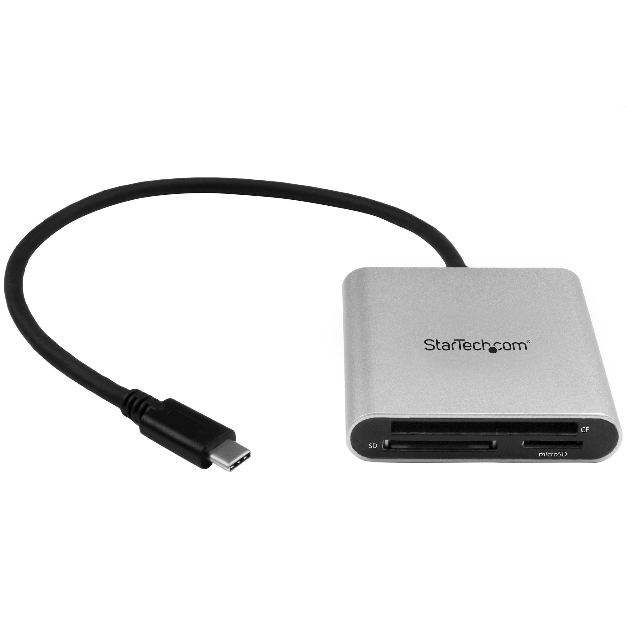 StarTech.com USB 3.0 Kartenleser mit USB-C - SD, MicroSD, CompactFlash Speicherkartenleser mit USB-C Kabel - Kartenleser (CF I, CF II, MMC, SD, microSD, SDHC, microSDHC, SDXC, microSDXC)