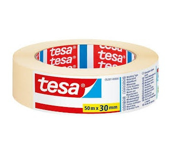 Tesa 05287 - Maler-Abdeckband - Papier - Beige - 4 Tag(e) - 50 m - 30 mm
