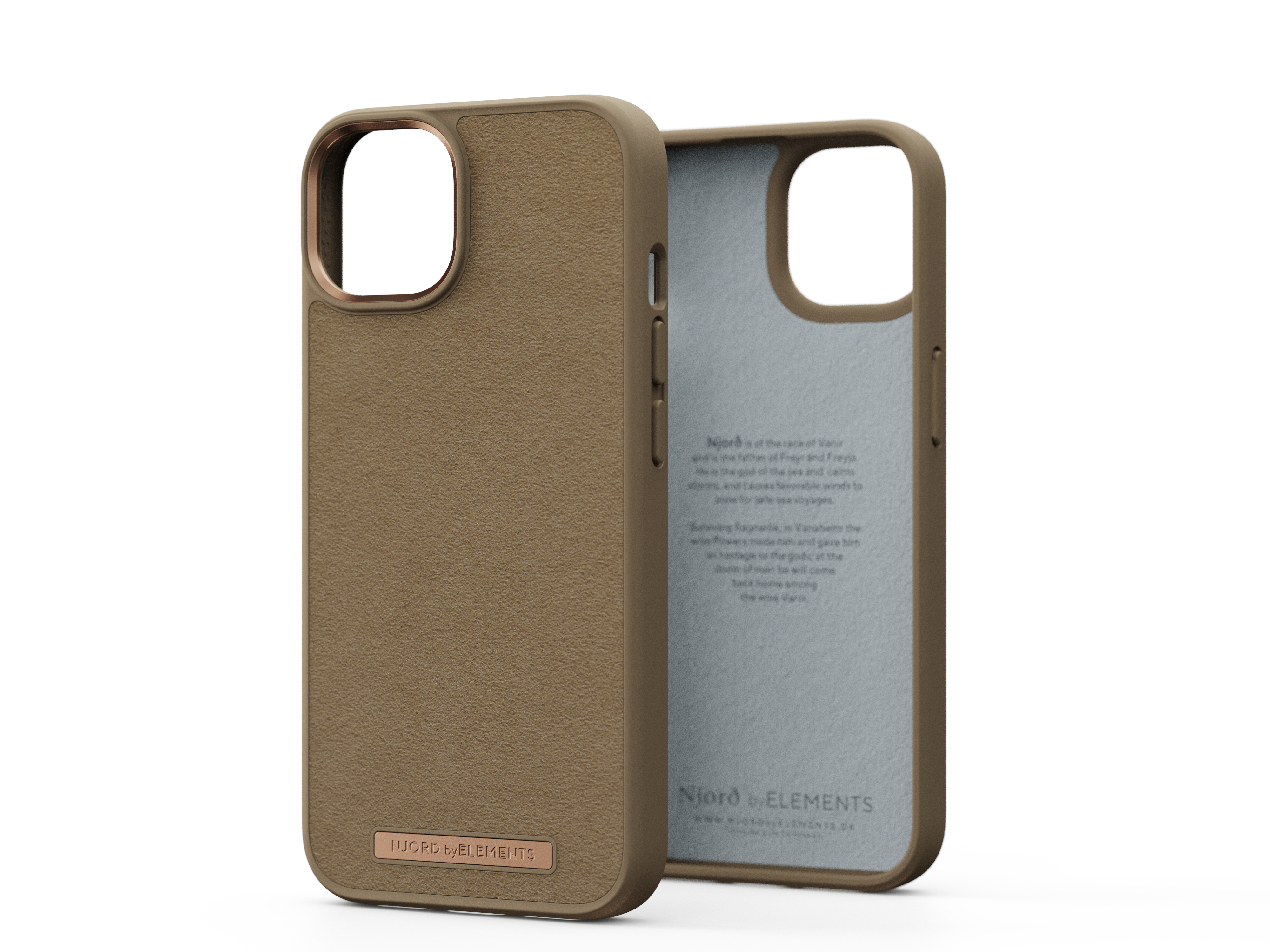 Njord Comfort+ Case iPhone 14 6.1 Camel