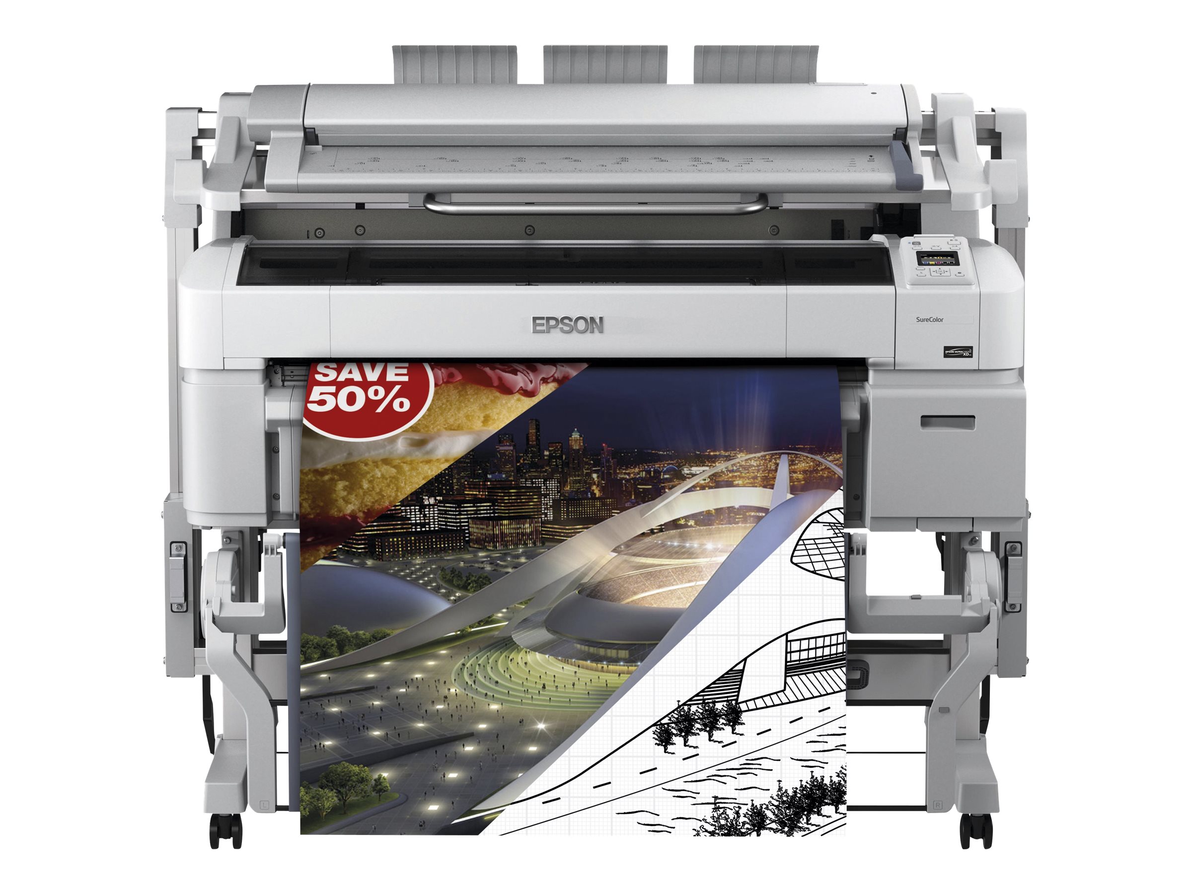 Epson SureColor SC-T5200D - 914 mm (36") Großformatdrucker - Farbe - Tintenstrahl - Rolle (91,4 cm)