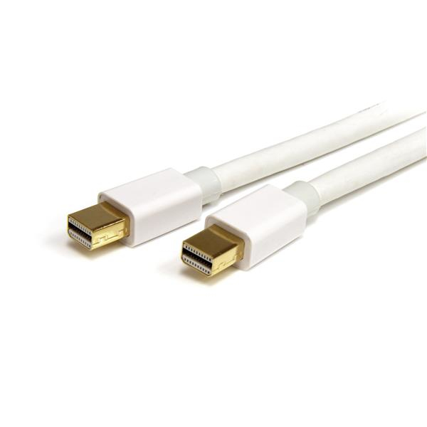 StarTech.com 3m Mini DisplayPort Kabel -mDP Kabel - Stecker/Stecker - Weiß - DisplayPort-Kabel - Mini DisplayPort (M)