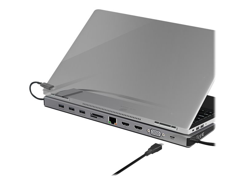 ICY BOX IB-DK2106-C - Dockingstation - USB-C