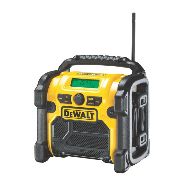 DEWALT DCR020-QW - Tragbar - Digital - DAB,FM - LED - Grün - Schwarz - Gelb