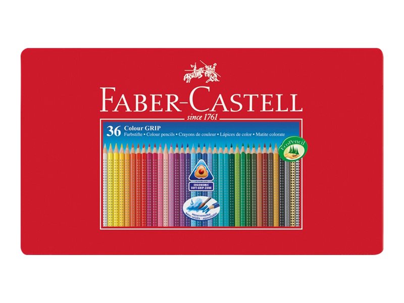 FABER-CASTELL GRIP - Farbstift (Packung mit 36)