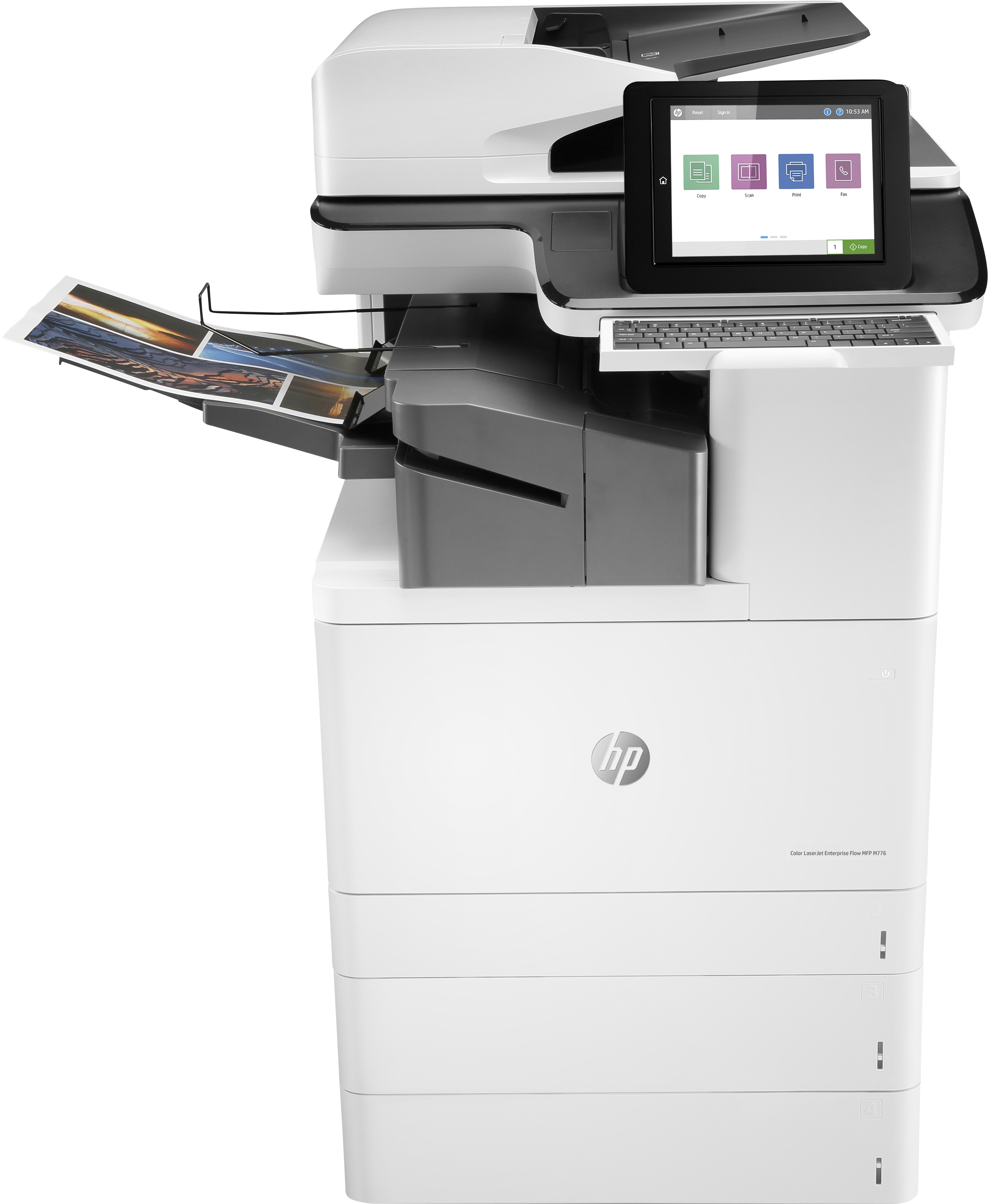 HP LaserJet Enterprise Flow MFP M776zs - Multifunktionsdrucker - Farbe - Laser - 297 x 864 mm (Original)