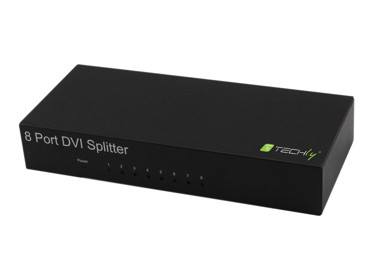Techly 8 Ports DVI Extender/ Video Splitter 24+5