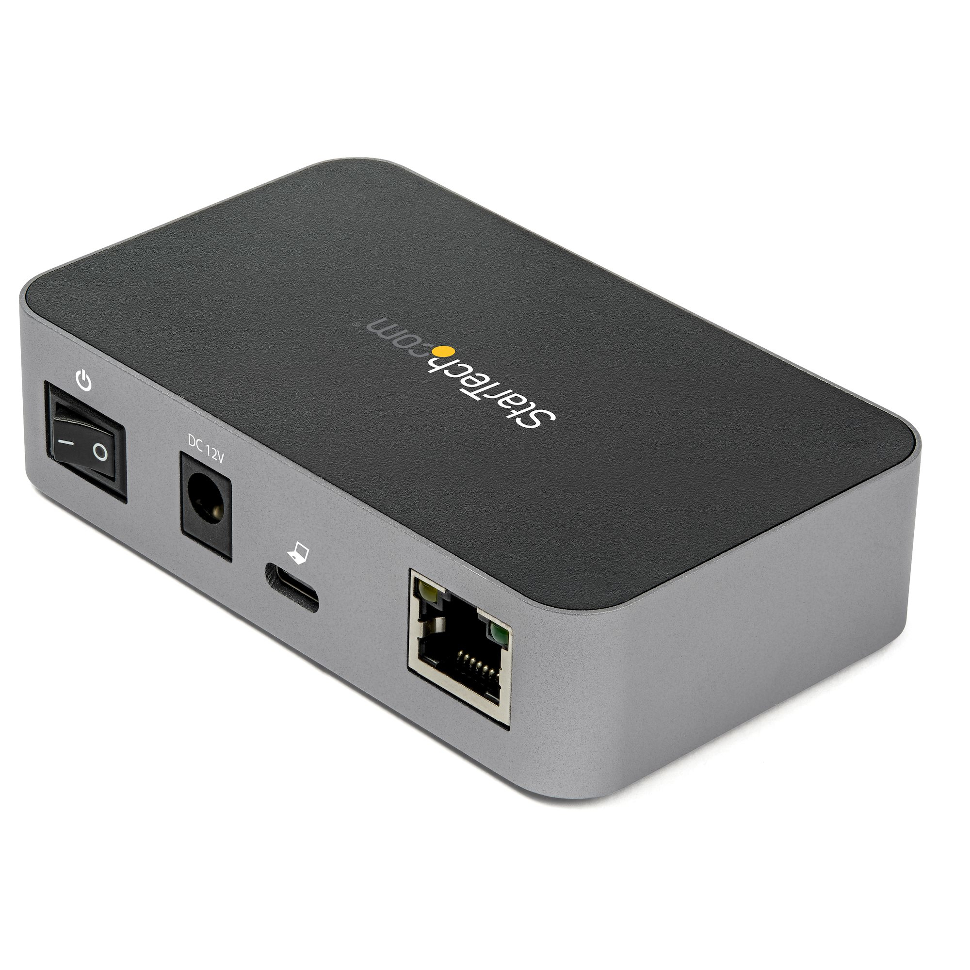 StarTech.com HB31C2A1CGS 3-Port-USB-C-Hub (LAN-Hub, 10 Gbit/s, 2x USB-A und 1x USB-C, 1m Hostkabel, powered, mit Netzteil)