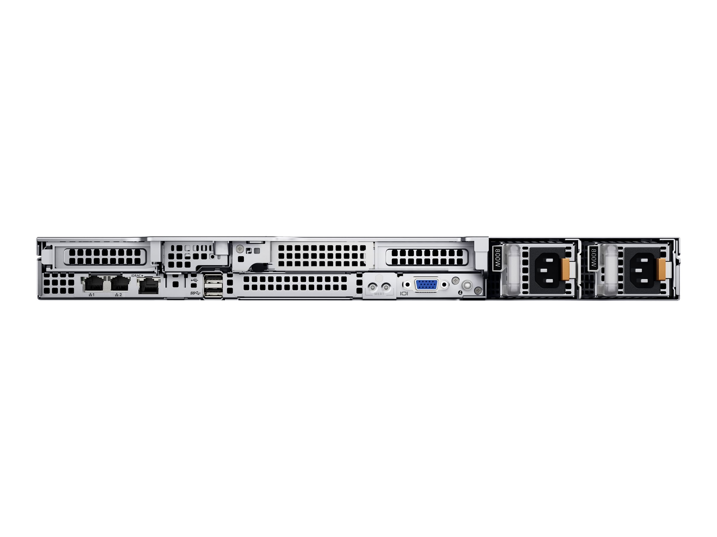 Dell PowerEdge R450 - Server - Rack-Montage - 1U - zweiweg - 1 x Xeon Silver 4310 / 2.1 GHz - RAM 16 GB - SAS - Hot-Swap 6.4 cm (2.5")