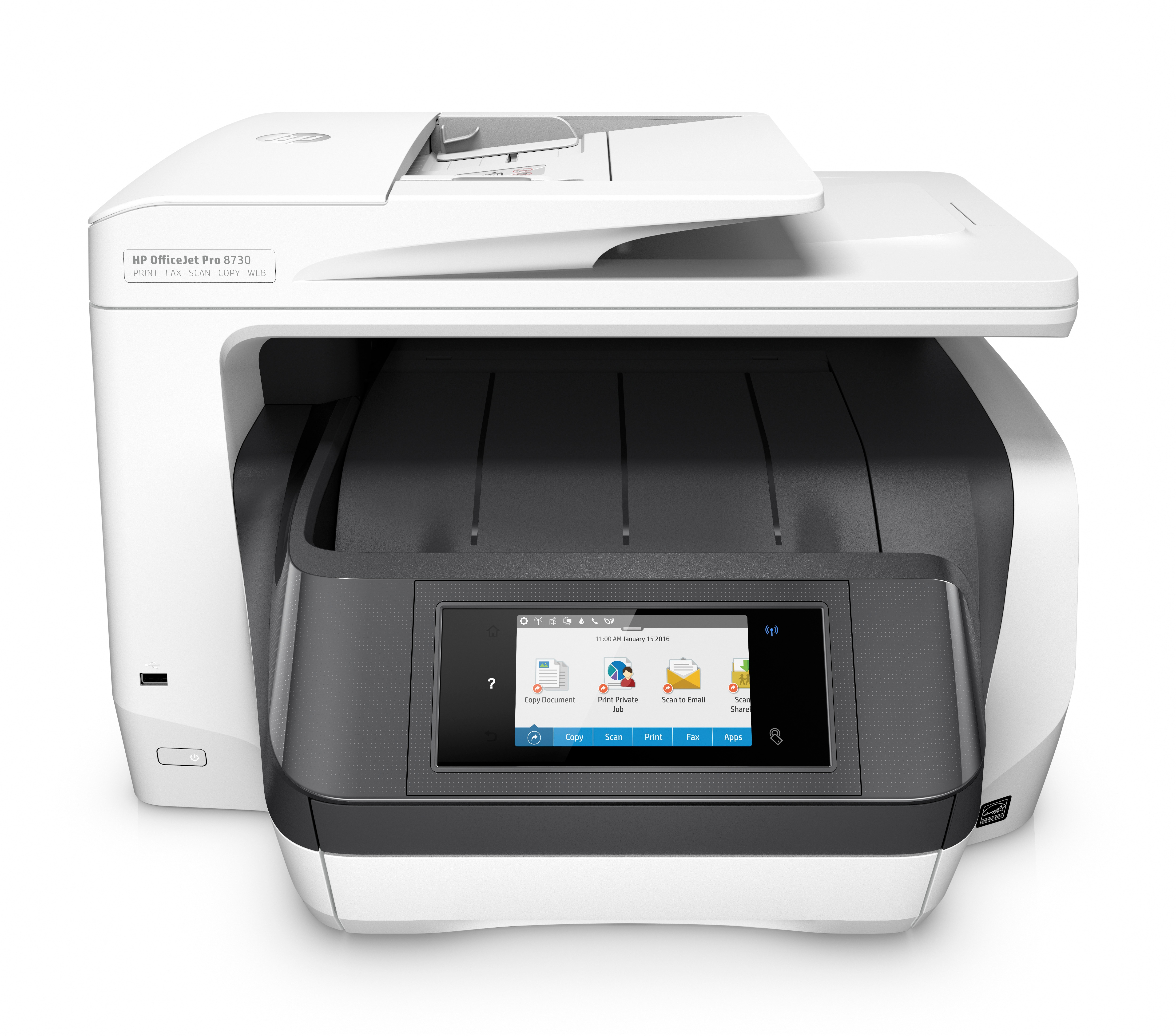 HP Officejet Pro 8730 All-in-One - Multifunktionsdrucker - Farbe - Tintenstrahl - Legal (216 x 356 mm)