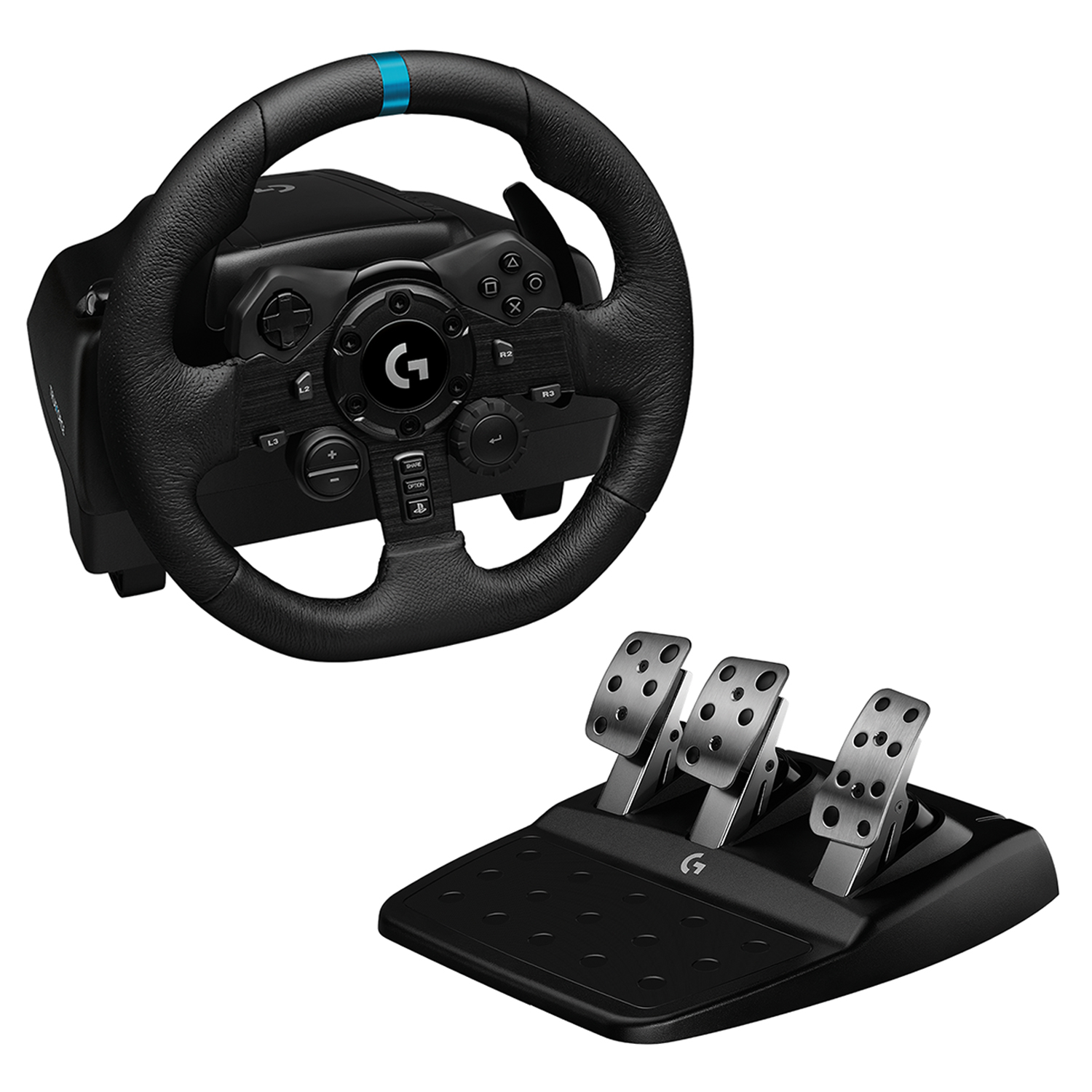 Logitech G923 - Lenkrad- und Pedale-Set - kabelgebunden