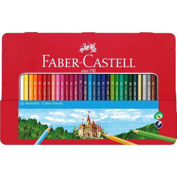 FABER-CASTELL 115886 - Beige - Schwarz - Blau - Bronze - Braun - Grün - Mehrfarben - Pink - Weiß - Gelb - 1 Stück(e)