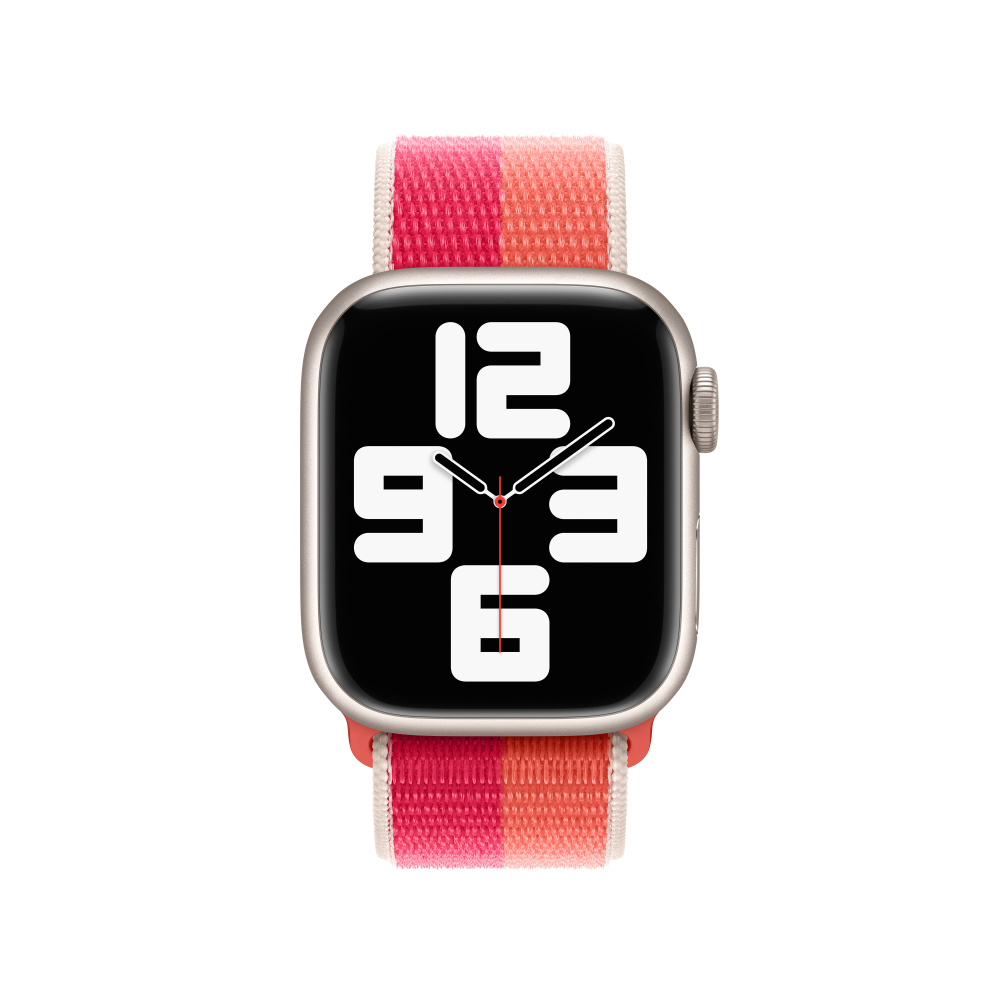 Apple Armband für Smartwatch - 130 - 200 mm - Pfingstrose, Nektarine - für Watch (38 mm, 40 mm, 41 mm)