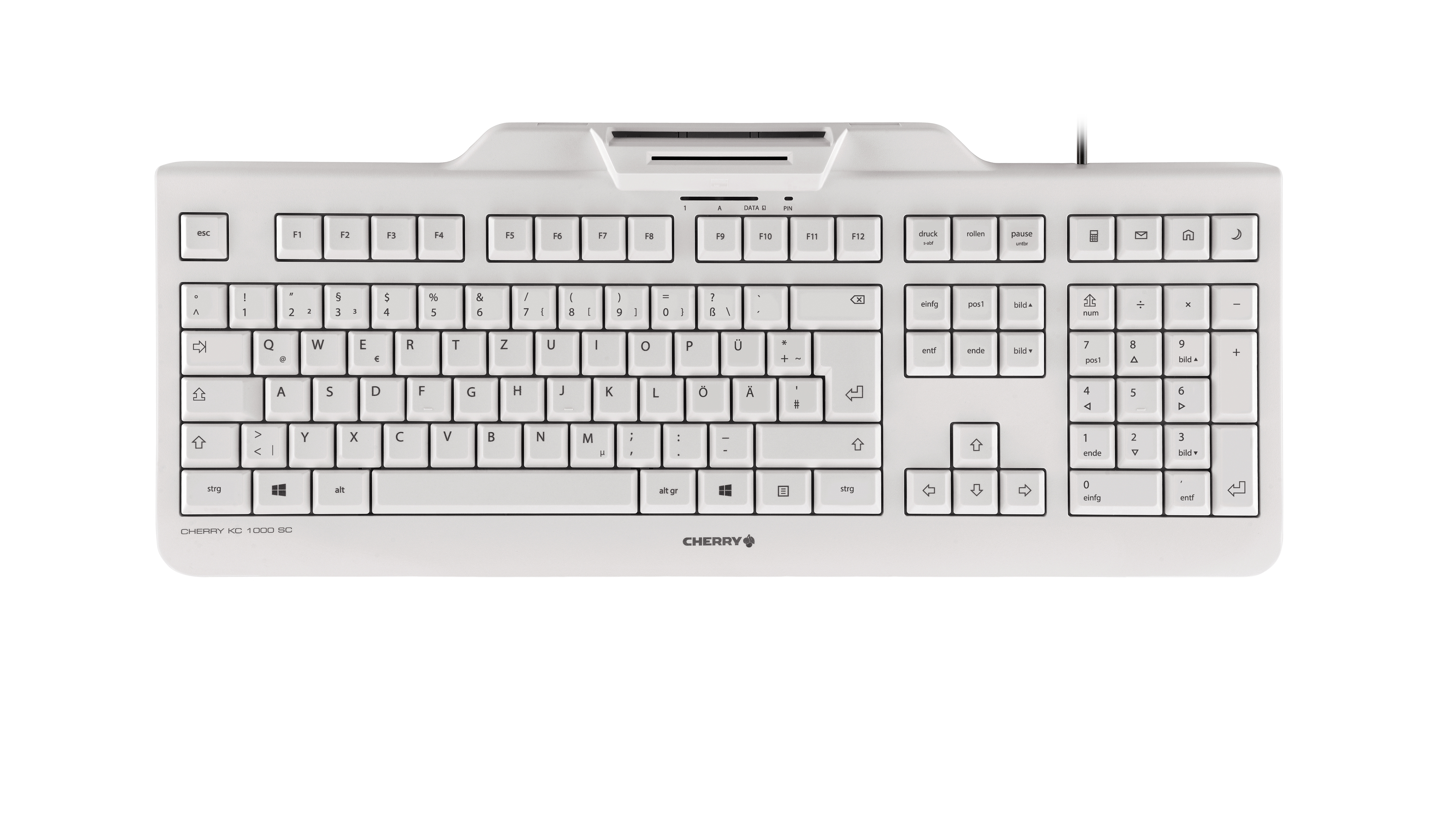 Cherry KC 1000 SC - Tastatur - USB - USA/Europa
