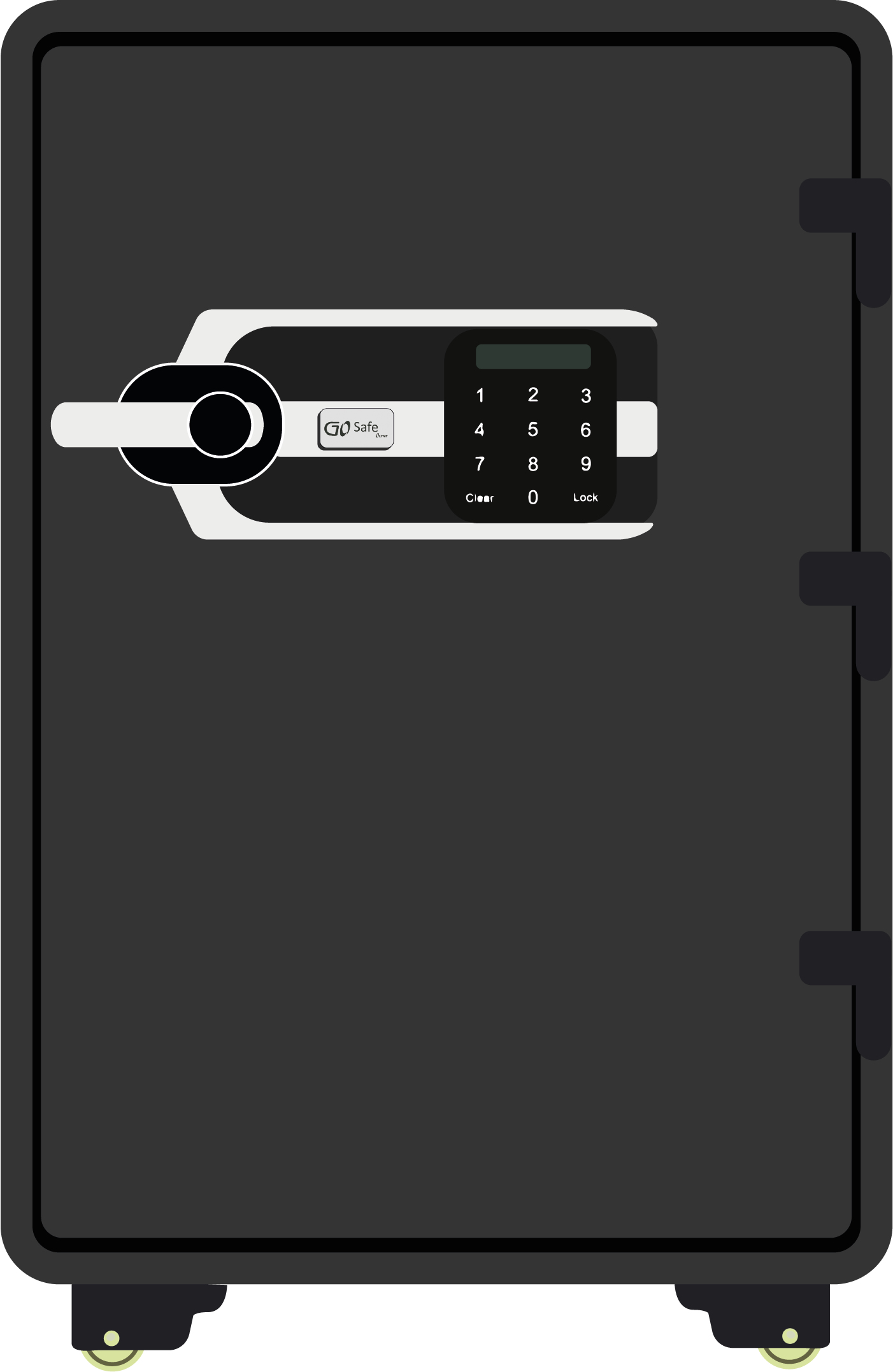 Olympia GOsafe 5920 - Frei stehend sicher - Schwarz - Code - Lesegerät für den Fingerabdruck - Schlüssel - 147 l - Polypropylen (PP) - 920 mm