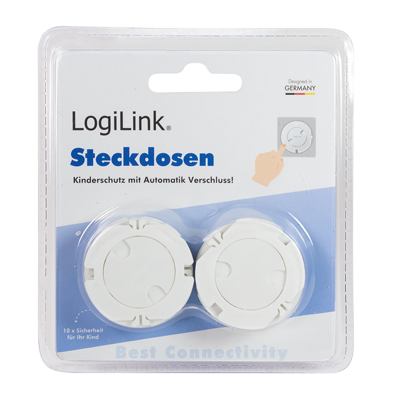 LogiLink EC3002 - Weiß - Sichtverpackung - 10 Stück(e)