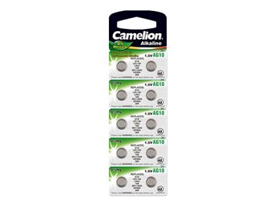 Camelion AG10-BP10 - Batterie 10 x LR54 - Alkalisch