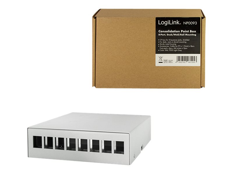 LogiLink Consolidation Point Box (CP) - Kabelanschlusskasten
