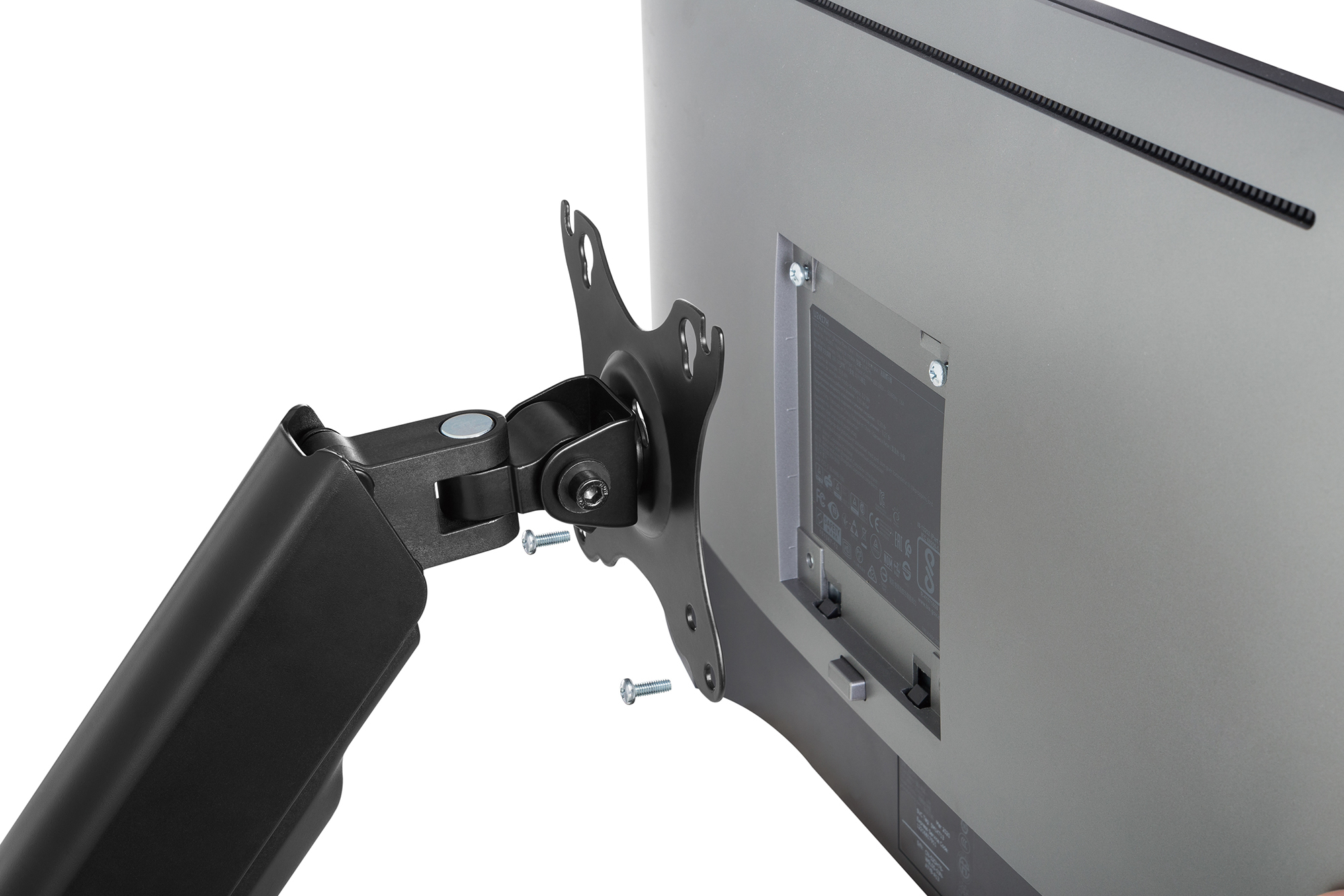 DIGITUS Universal Monitor-Wandhalterung mit Gasdruckfeder und Schwenkarm