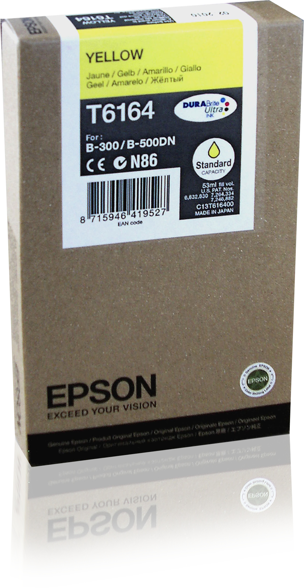 Epson T6164 - 53 ml - Gelb - original - Tintenpatrone