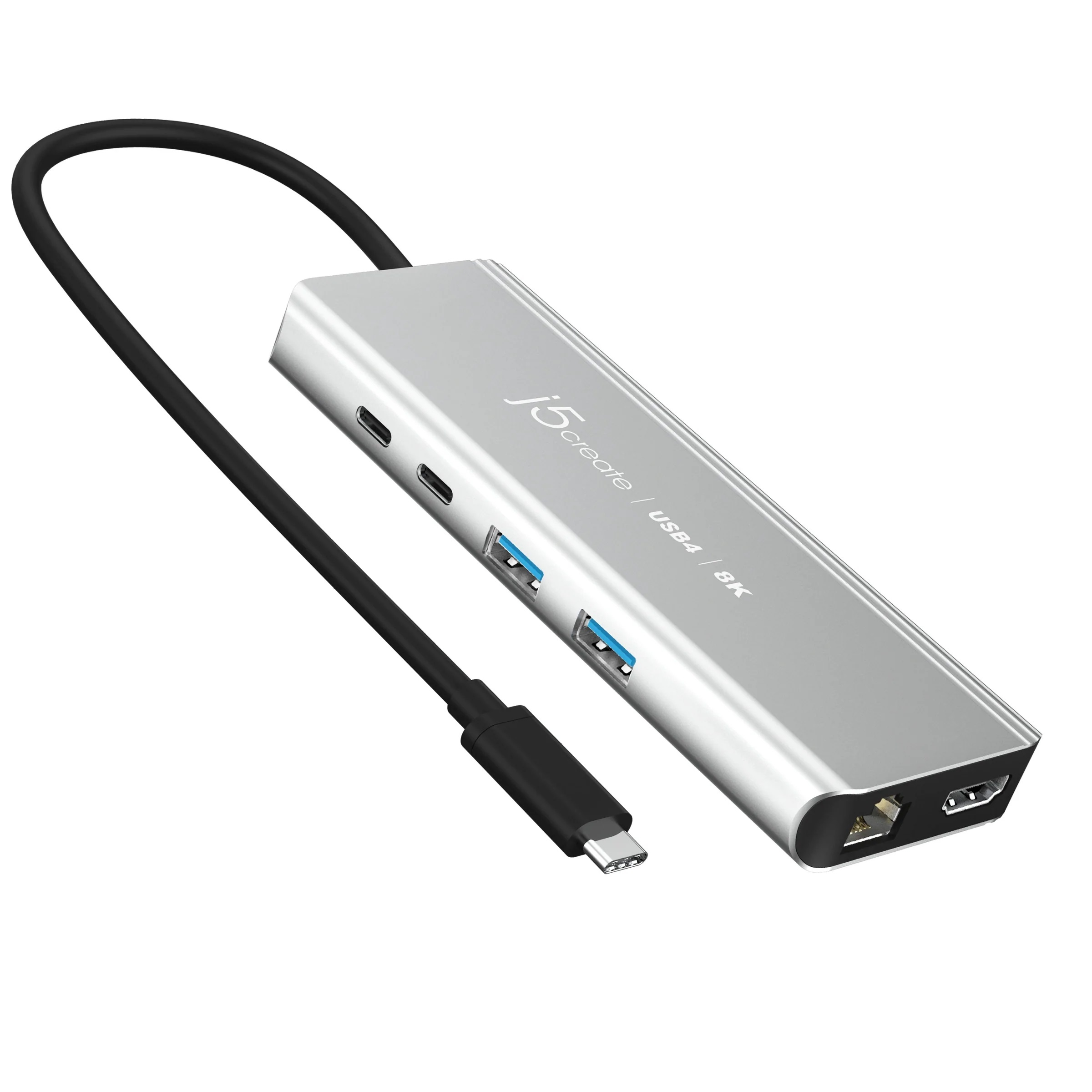 j5create JCD403-N - Dockingstation - USB-C / USB4 / Thunderbolt 3 / Thunderbolt 4