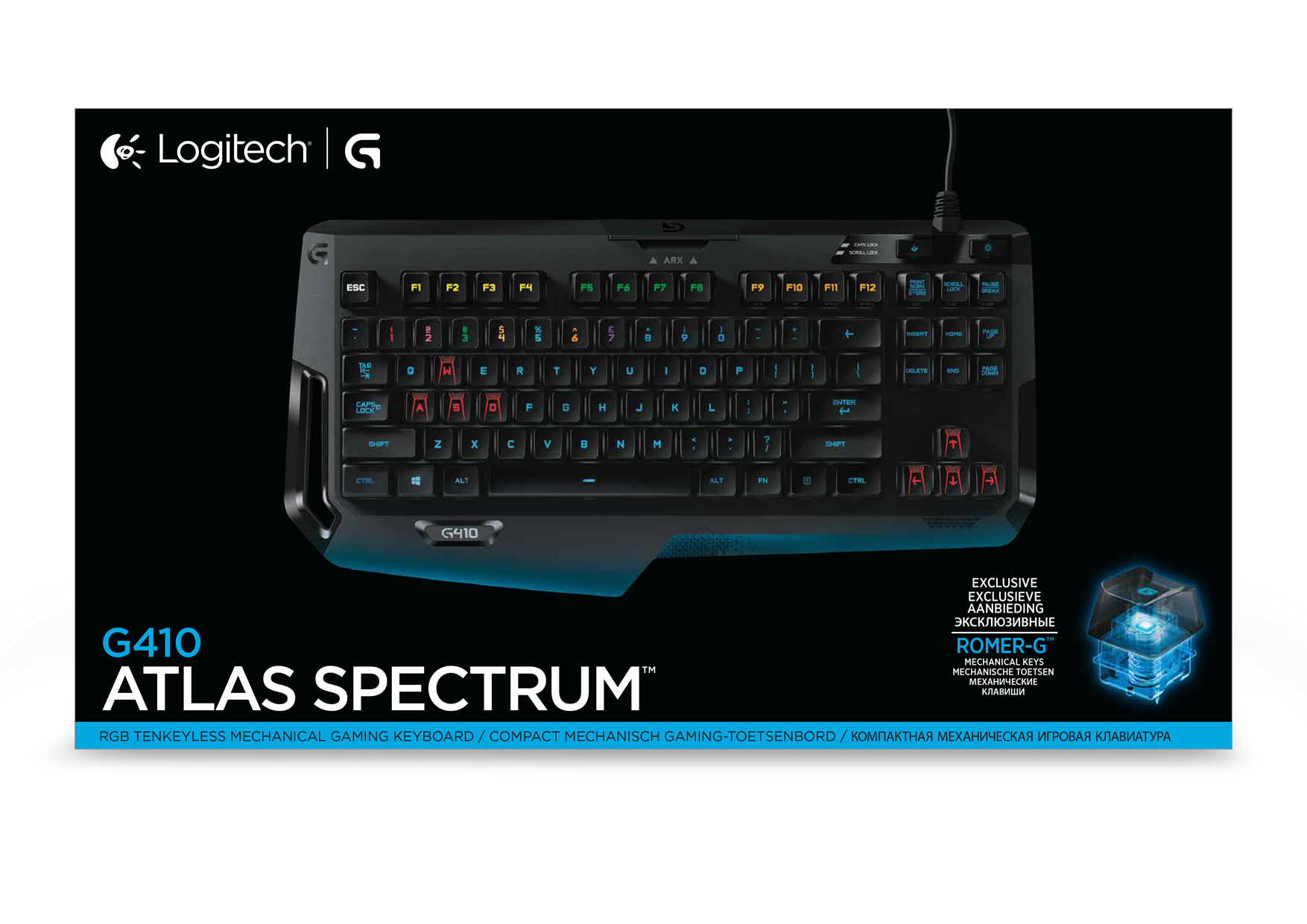 Logitech Gaming G410 Atlas Spectrum - Tastatur