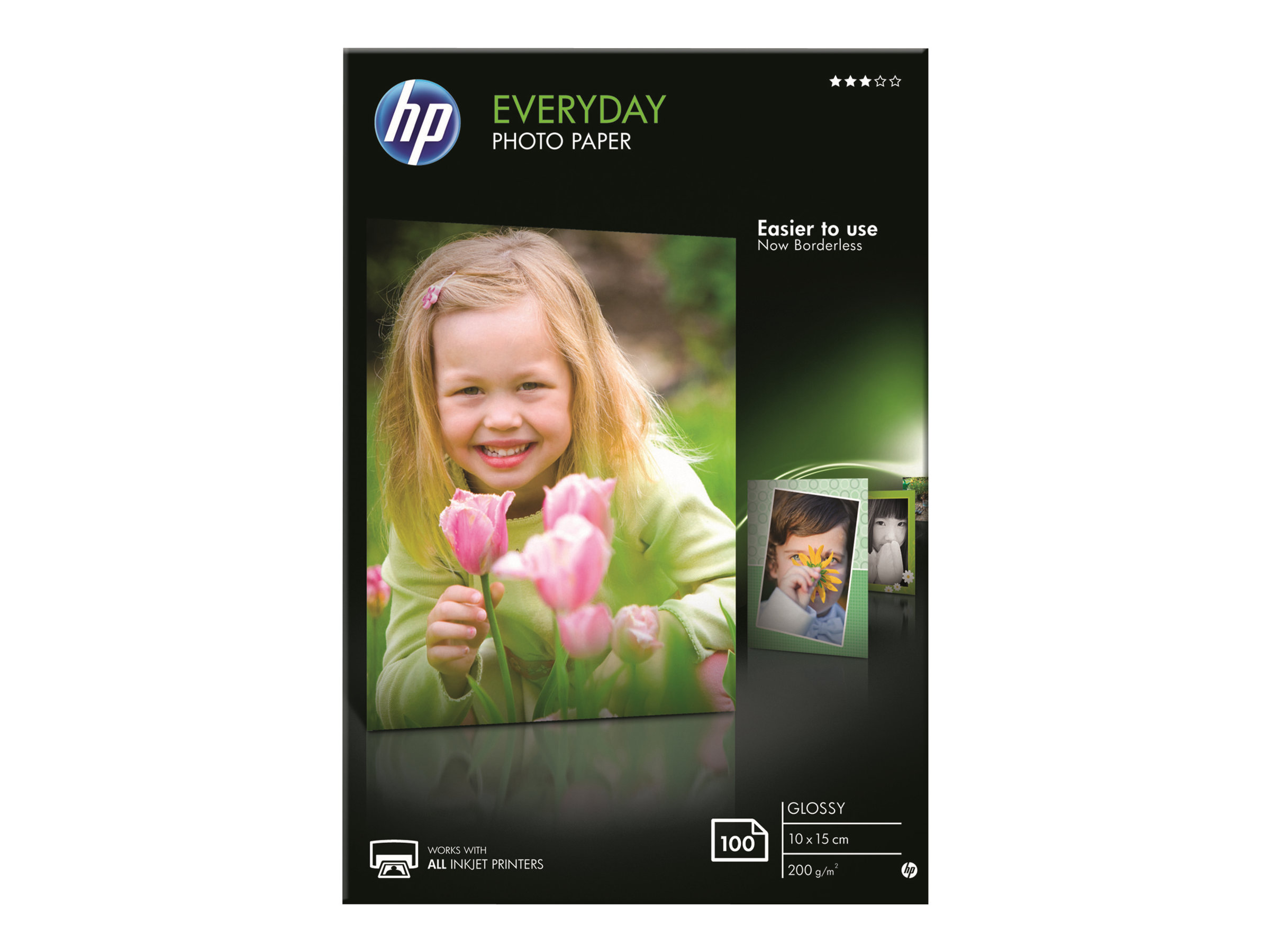 HP Everyday Photo Paper - Glänzend - 8 mil - 100 x 150 mm