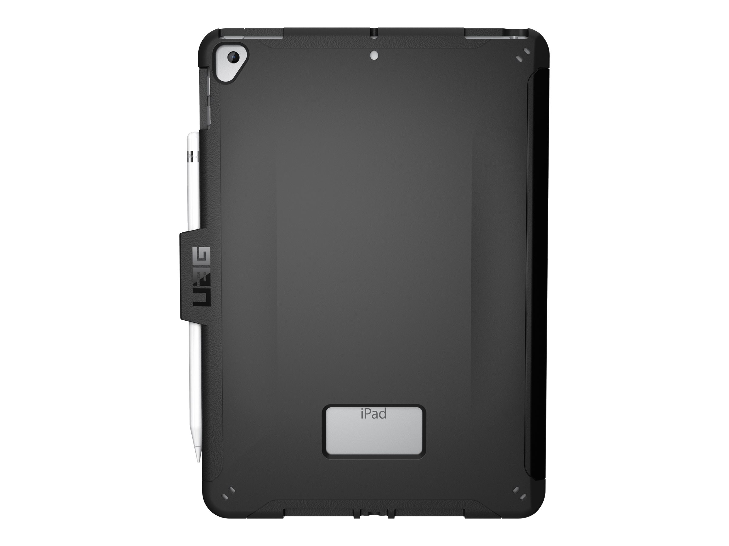 Urban Armor Gear UAG Rugged Case for iPad 10.2-in (9/8/7 Gen, 2021/2020/2019) - Scout Black - Hintere Abdeckung für Tablet - 10.2" - für Apple 10.2-inch iPad (7. Generation, 8. Generation, 9. Generation)